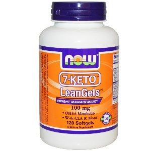 7-Keto LeanGels (100 mg 120 gelcaps) NOW Foods